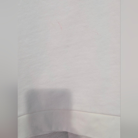 Adidas Off  White and Black Logo Sweatshirt Size XL - Picture 7 of 8